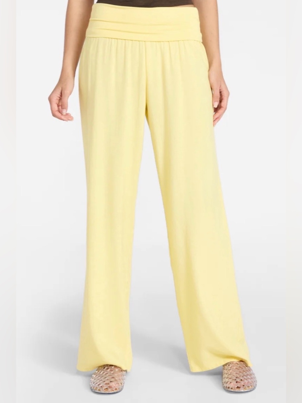 No Boundaries Foldover Beach Pants